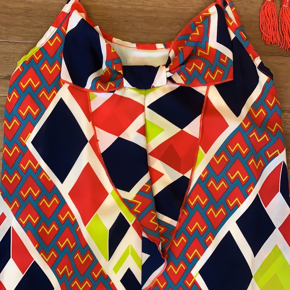 Colorful Geometric Dress - Picture 5 of 5